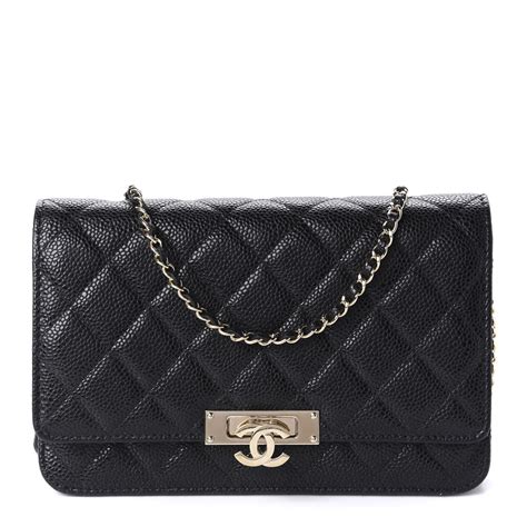 golden class chanel|CHANEL Caviar Quilted Golden Class Wallet On Chain WOC.